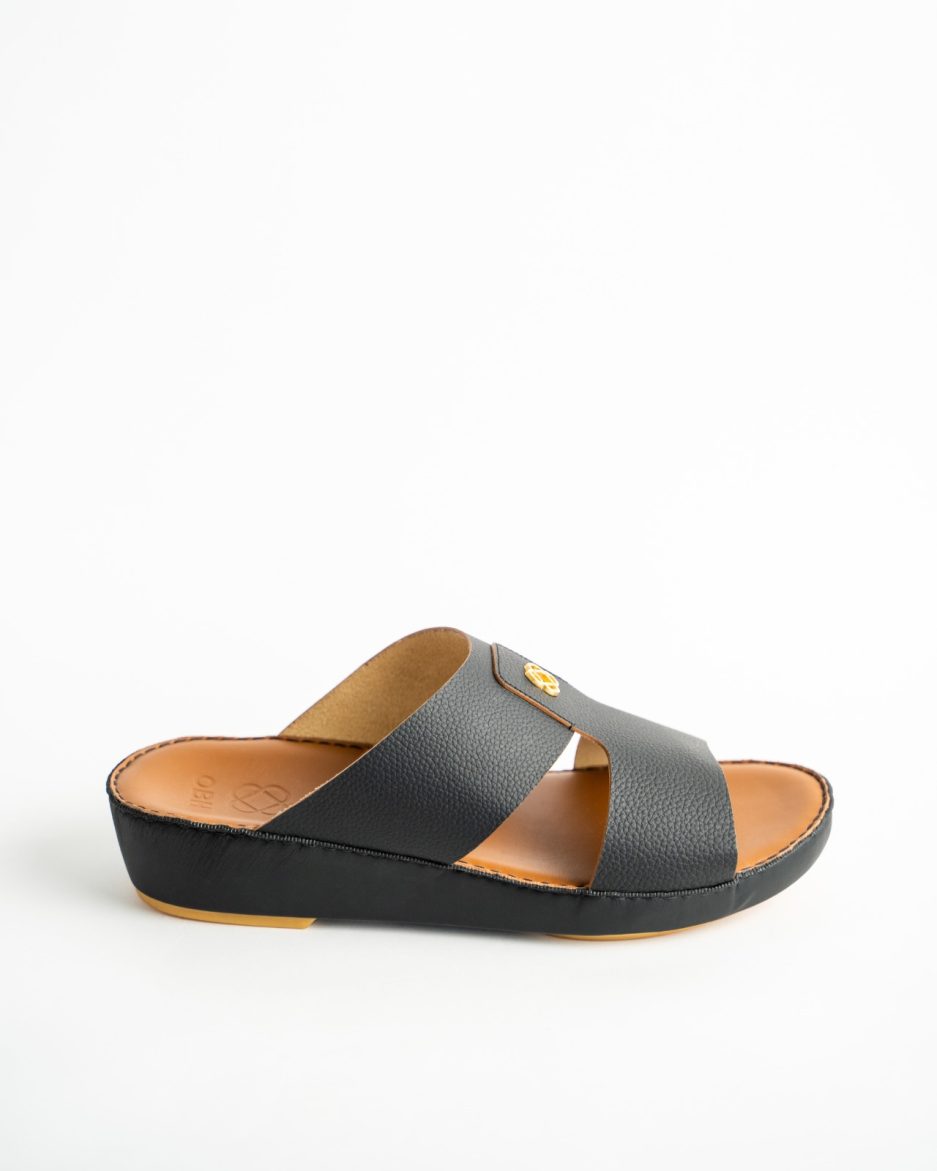 Buy OBH Men Sandals Design 1 Black color Online in UAE | OBH Collection