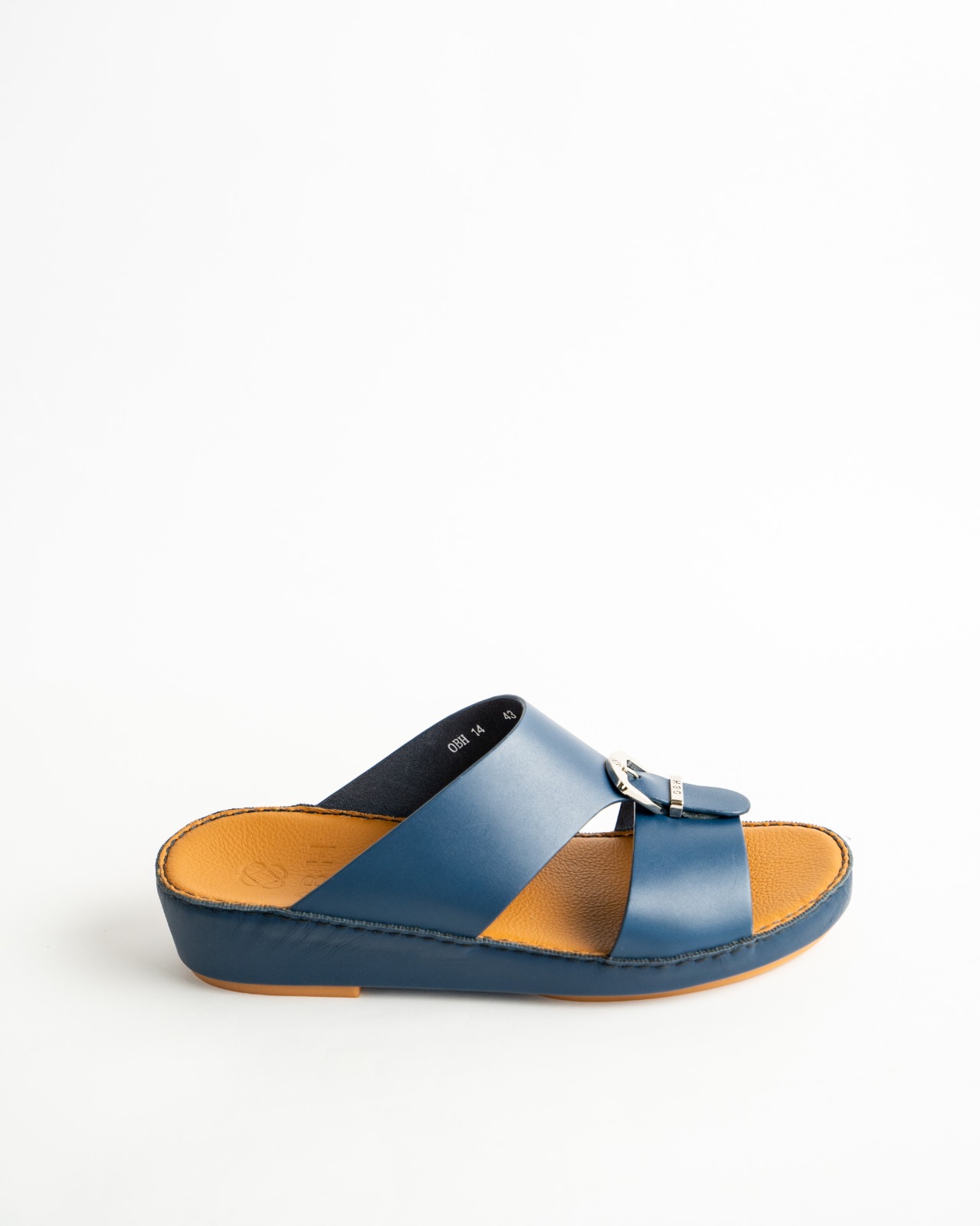 Buy OBH Men Sandals Model 14 Navy Color Online in UAE | OBH Collection