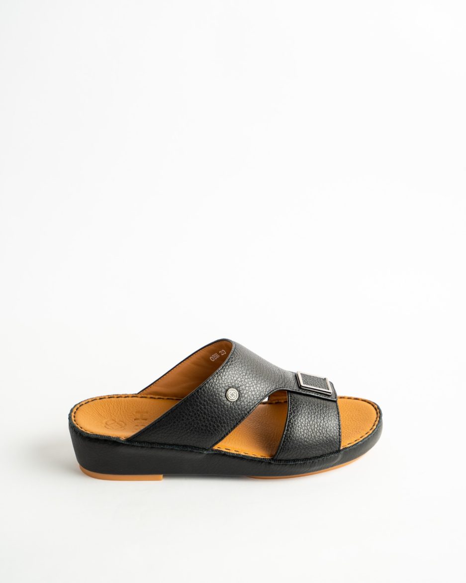 Buy OBH Men Sandals Model 20 Black Color Online in UAE | OBH Collection