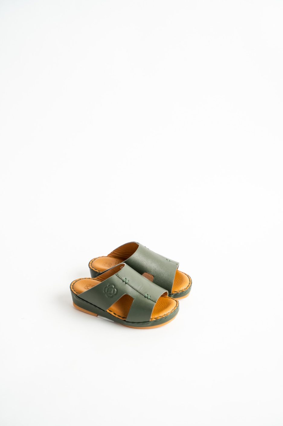 Buy OBH Sandals Kids SP Model 1 Olive Color Online in UAE | OBH Collection