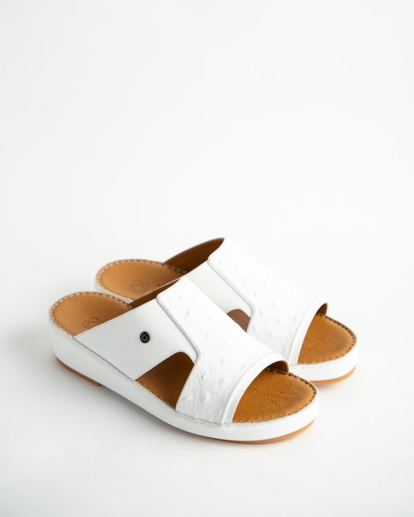 OBH Men Sandals Model 22 White Color