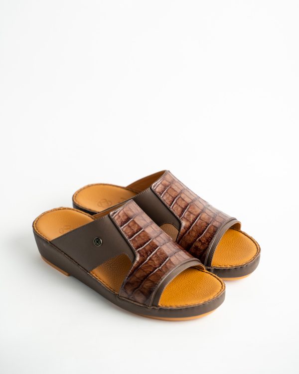 OBH Men Sandals 16 Model Brown Color