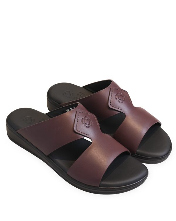 OBH Men Sandals Model 26 Oxblood Color