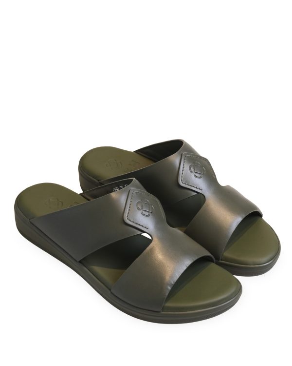 OBH Men Sandals Model 26 Olive Color