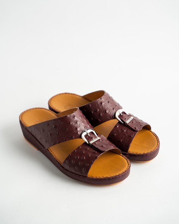 OBH Men Sandals Model 19 Oxblood Color